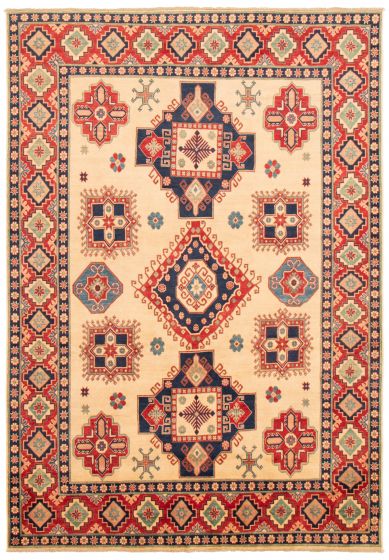Afghan Finest Ghazni 8'2" x 11'9" Hand-knotted Wool Rug 