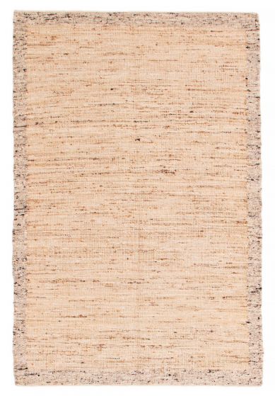 Indian Palas Denizli 5'2" x 7'10" Flat-Weave Jute Kilim 