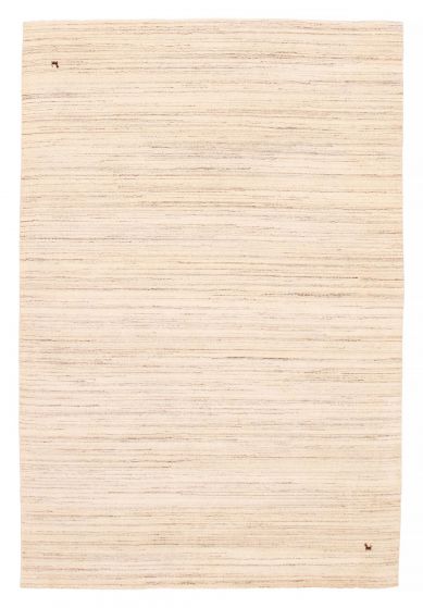 Indo Gabbeh 6'6" x 9'8" Hand Loomed Wool Rug 