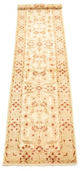 Afghan Chobi Finest 2'7" x 9'10" Hand-knotted Wool Rug 