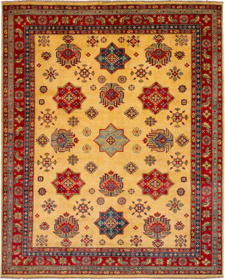 Afghan Finest Ghazni 8'0" x 10'0" Hand-knotted Wool Rug 