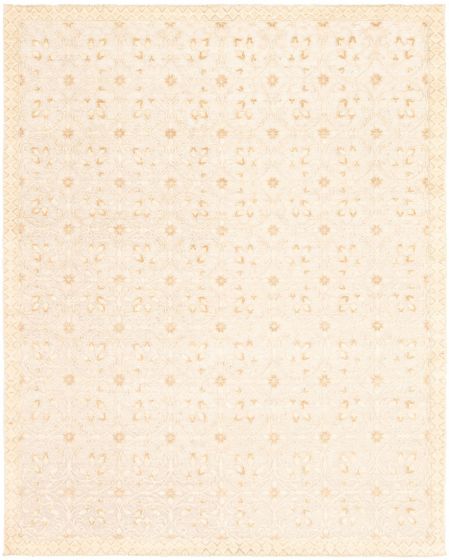 Pakistani Lahore Finest Collection 7'10" x 9'9" Hand-knotted Wool Rug 