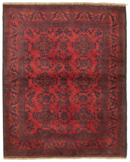 Afghan Finest Khal Mohammadi 5'1" x 6'5" Hand-knotted Wool Rug 