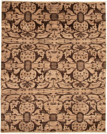 Pakistani Lahore Finest Collection 8'0" x 9'10" Hand-knotted Wool Rug 