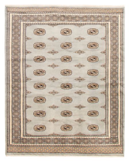 Pakistani Finest Peshawar Bokhara 6'0" x 7'6" Hand-knotted Wool Rug 
