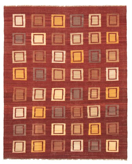 Kilim ankara 6'2" x 7'8" en laine