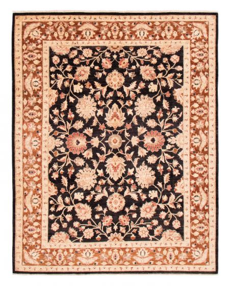 Afghan Chobi Finest 8'1" x 9'9" Hand-knotted Wool Rug 