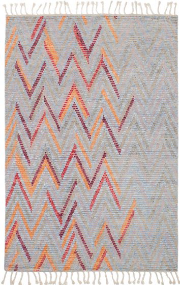 Indian Mystique 5'5" x 8'3" Hand-knotted Wool Rug 