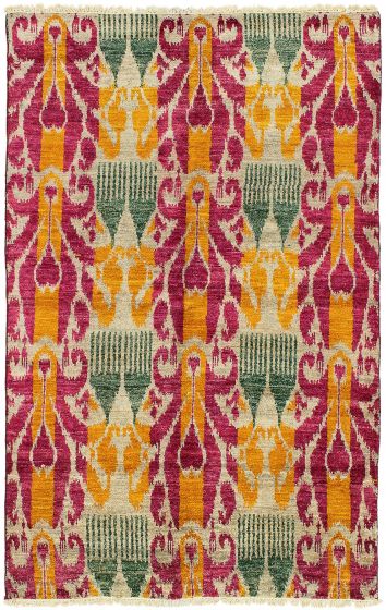 Tapis shalimar 4'4" x 6'9" en laine