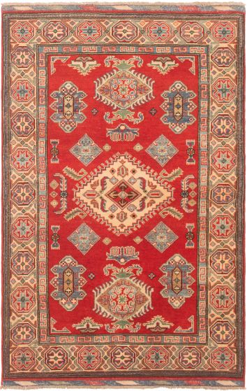 Afghan Finest Ghazni 3'9" x 5'11" Hand-knotted Wool Rug 