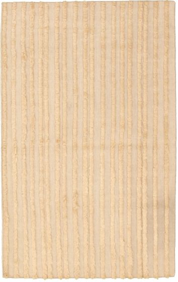 Indian Cambridge 4'9" x 7'10" Flat-Weave Wool Kilim 