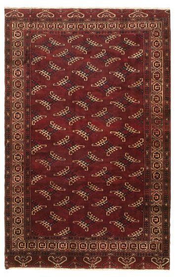 Persian Style 5'5" x 8'10" Hand-knotted Wool Rug 