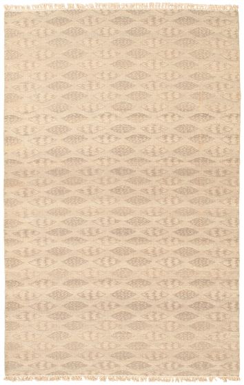 Turkish Old Style 5'0" x 8'0" Flat-Weave Wool Kilim 