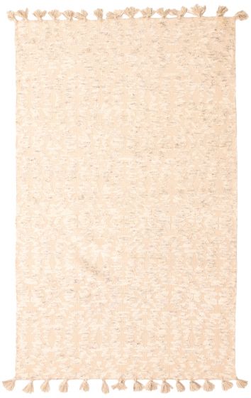 Indian Tangier 5'0" x 8'1" Hand-knotted Wool Rug 