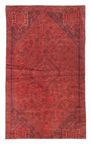 Persian Style 4'3" x 7'3" Hand-knotted Wool Rug 