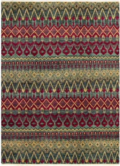 Indian Shalimar 8'10" x 12'0" Hand-knotted Wool Rug 