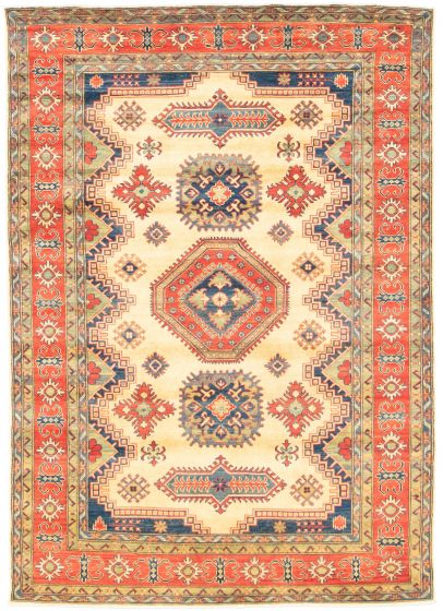 Afghan Finest Ghazni 6'8" x 9'7" Hand-knotted Wool Rug 
