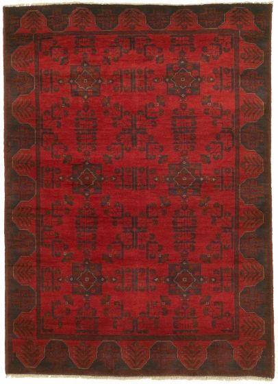 Afghan Finest Khal Mohammadi 4'3" x 6'1" Hand-knotted Wool Rug 
