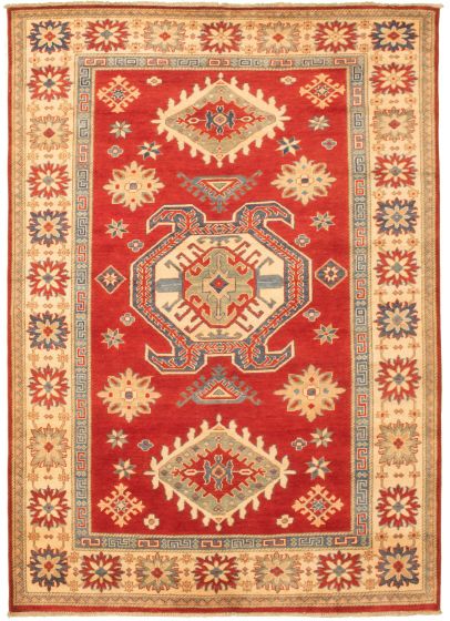 Afghan Finest Ghazni 6'6" x 9'7" Hand-knotted Wool Rug 