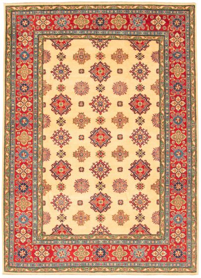 Afghan Finest Ghazni 6'9" x 9'9" Hand-knotted Wool Rug 