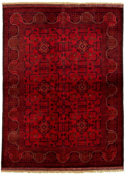 Afghan Finest Khal Mohammadi 5'0" x 6'5" Hand-knotted Wool Rug 