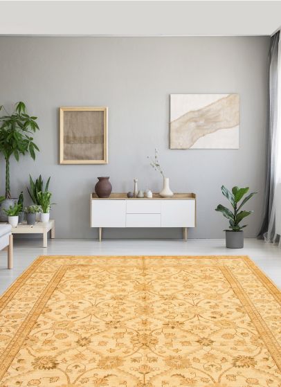 Afghan Chobi Finest 8'4" x 9'10" Hand-knotted Wool Rug 
