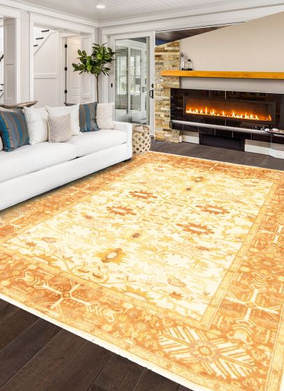 Afghan Chobi Finest 6'0" x 8'6" Hand-knotted Wool Rug 