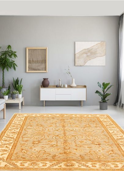 Indian Chobi Twisted 6'1" x 9'2" Hand-knotted Wool Rug 