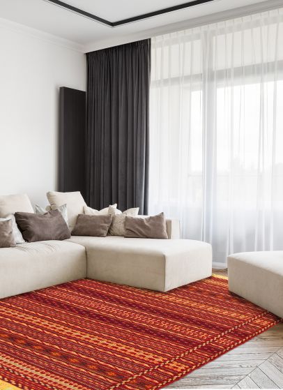 Turkish Ottoman Kashkoli 3'3" x 4'11" Flat-Weave Wool Tapestry Kilim 