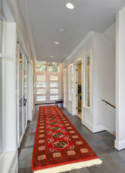 Turkmenistan Turkman 2'1" x 6'0" Hand-knotted Wool Rug 
