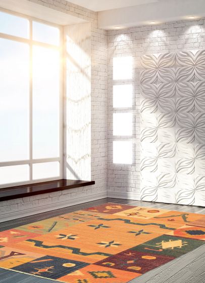 Turkish Sundance 10'0" x 13'3" Flat-Weave Wool Kilim 