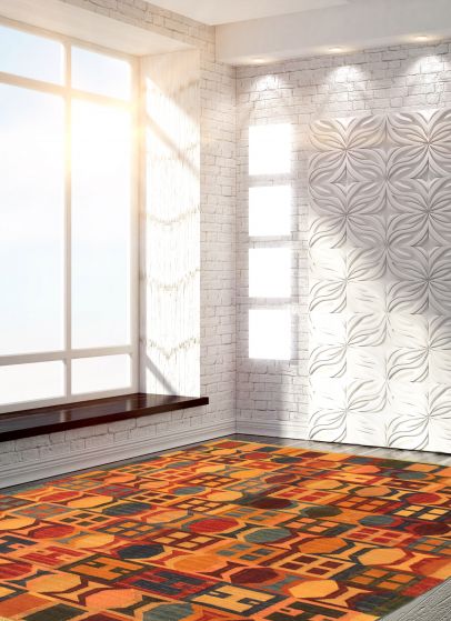 Turkish Sundance 6'0" x 9'0" Flat-Weave Wool Kilim 