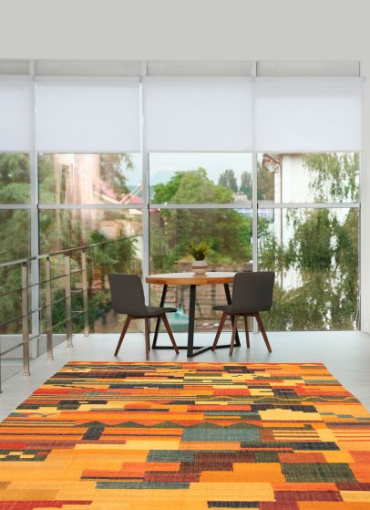 Turkish Sundance 9'5" x 11'3" Flat-Weave Wool Kilim 