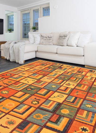 Turkish Sundance 9'3" x 12'0" Flat-Weave Wool Kilim 