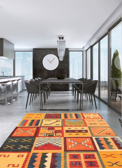 Turkish Sundance 9'2" x 12'0" Flat-Weave Wool Kilim 