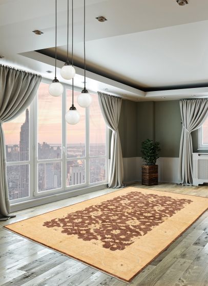 Afghan Chobi Finest 6'0" x 9'0" Hand-knotted Wool Rug 