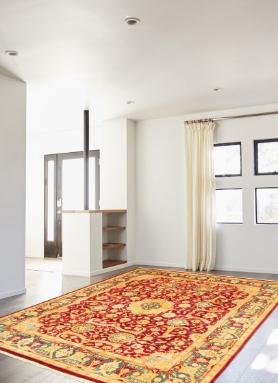 Pakistani Pako Persian 18 Of 20 8'1" x 9'10" Hand-knotted Wool Rug 