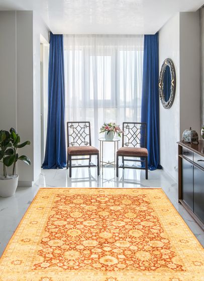 Pakistani Pako Persian 18 Of 20 6'0" x 8'10" Hand-knotted Wool Rug 