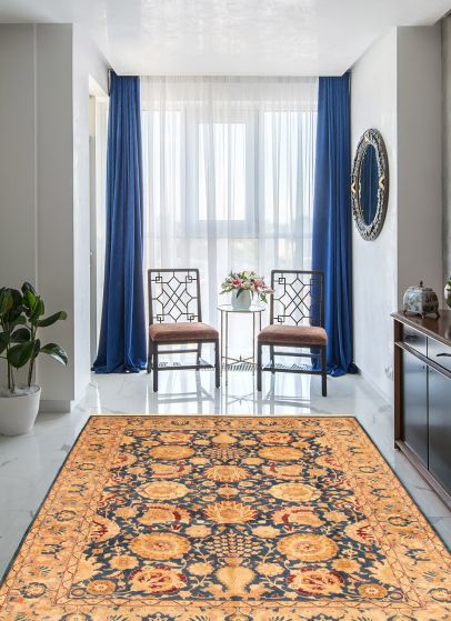 Pakistani Pako Persian 18 Of 20 6'1" x 8'10" Hand-knotted Wool Rug 