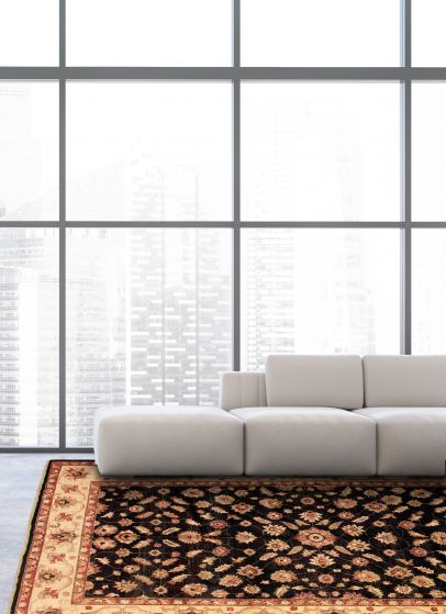 Afghan Chobi Finest 10'0" x 14'0" Hand-knotted Wool Rug 