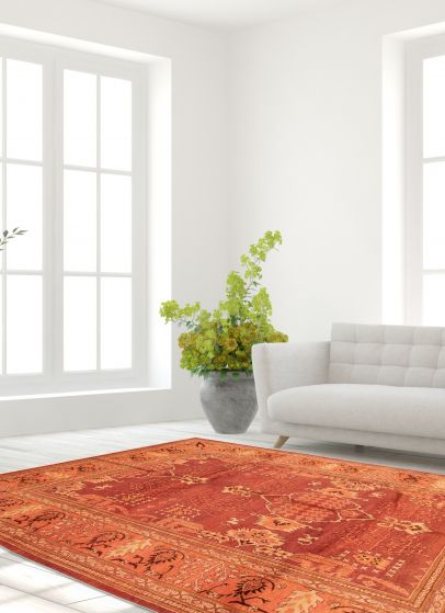 Pakistani Pako Persian 18 Of 20 9'5" x 12'7" Hand-knotted Wool Rug 