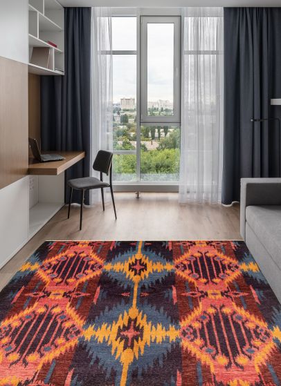 ✦vintage rug✦　138cm×70cm　インド産　ダブルノット Pakistani Shalimar 6'0