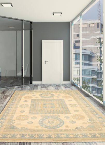 Pakistani 18 Of 20 Pak Finest Mamluk 8'1" x 9'8" Hand-knotted Wool Rug 