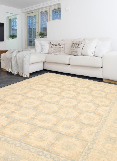 Pakistani 18 Of 20 Pak Finest Mamluk 9'0" x 12'1" Hand-knotted Wool Rug 