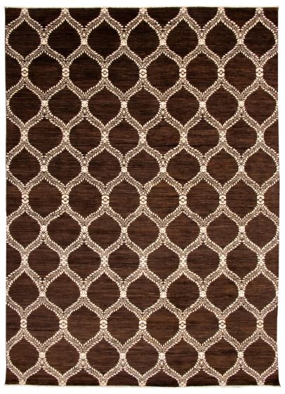 Pakistani Lahore Finest Collection 9'9" x 13'8" Hand-knotted Wool Rug