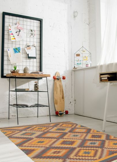 Kilim sivas 5'8" x 7'7" en laine