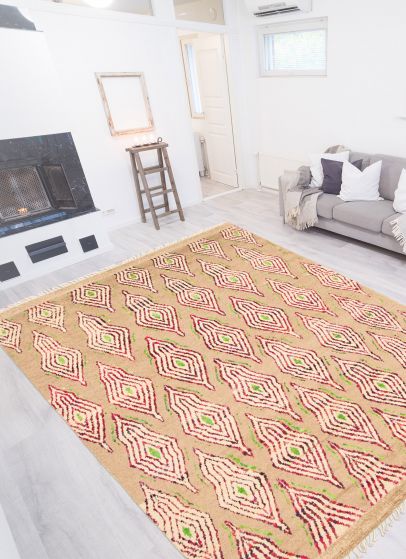 Pakistani Pak Finest Marrakesh 8'11" x 12'6" Hand-knotted Wool Rug 