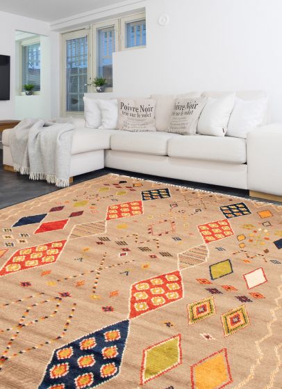 Pakistani Pak Finest Marrakesh 8'9" x 12'2" Hand-knotted Wool Rug 