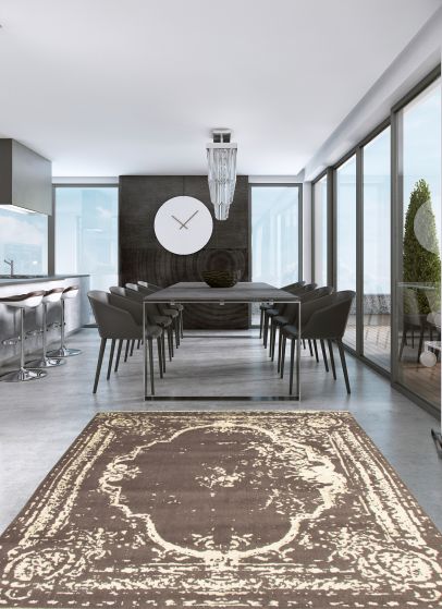 Indian La Seda 7'11" x 10'11" Hand-knotted Silk, Wool Rug 