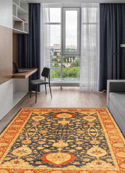 Tapis pako persan 6'1" x 9'0" en laine